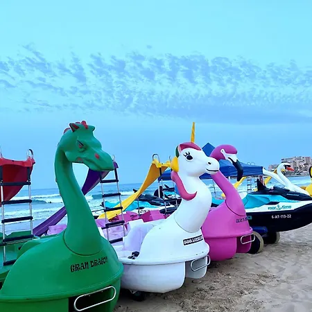 فيلة Privat Baywatch With Seaview La Mata