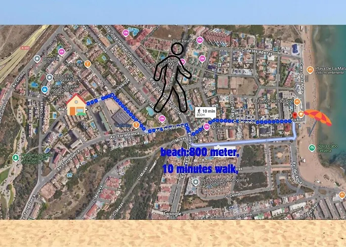 Privat Baywatch With Seaview La Mata Villa Torrevieja